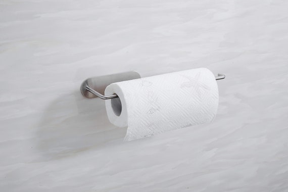 Self Adhesive Paper Towel Holder Brushed 304 Stainless Steel 