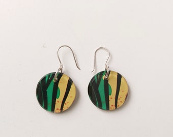 Plexiglas Earrings Disk