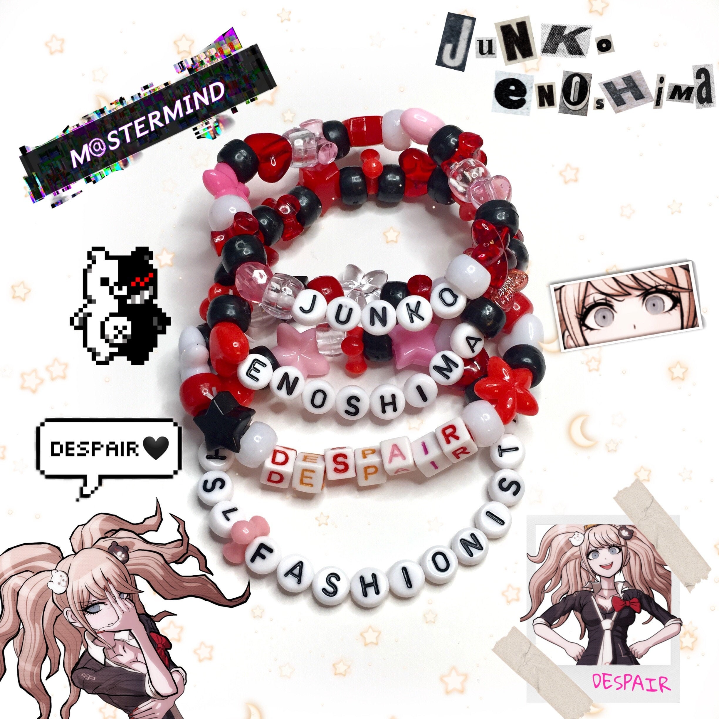 Anime Bracelets, Fandom Bracelets, Weeb Kandi