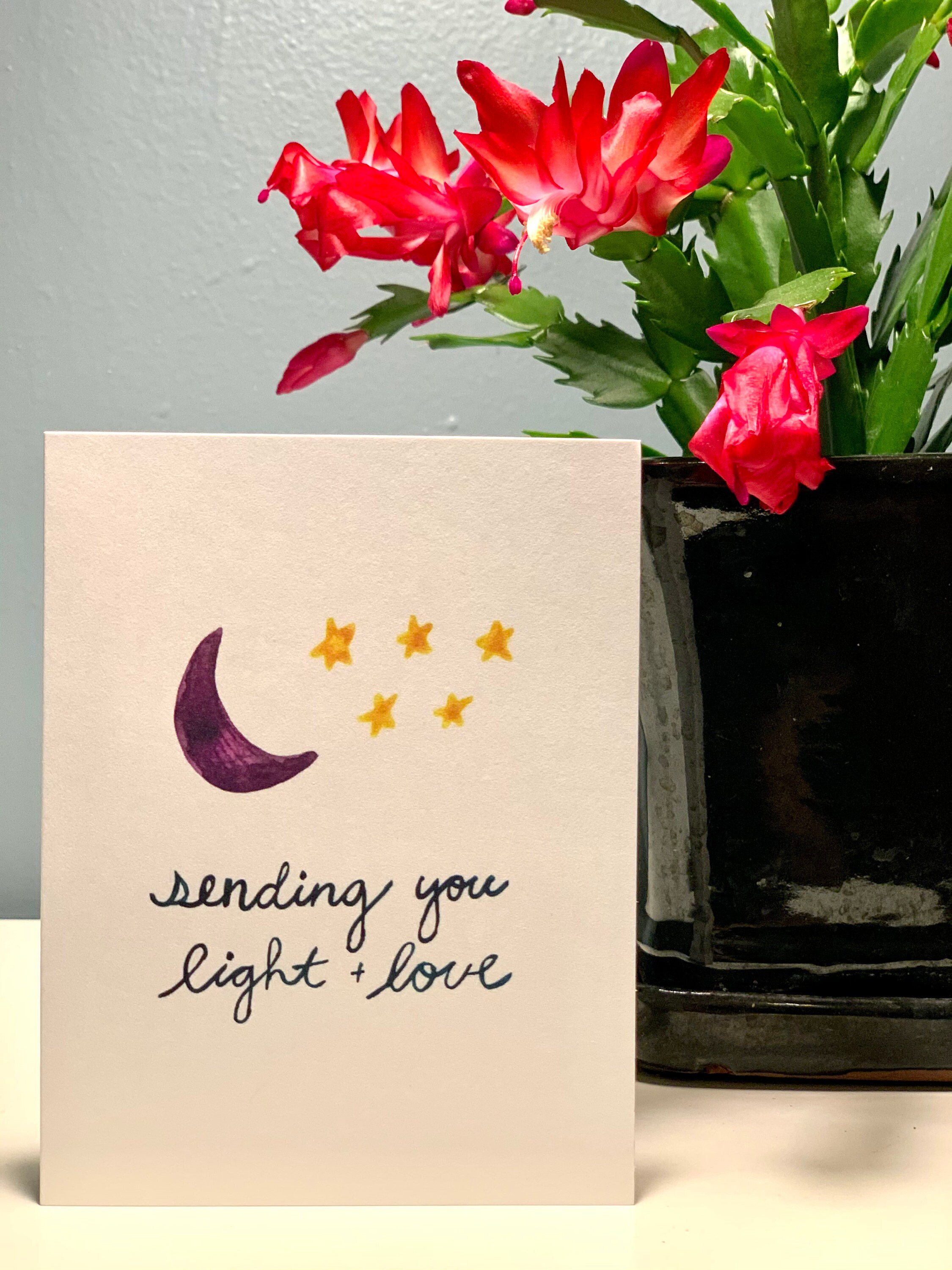 Thinking of You / Greeting Card 5.5x4  Etsy Denmark