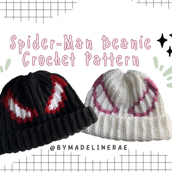 Crochet Spider-Man Beanie PATTERN