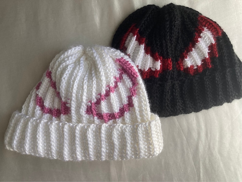 Patrón de gorro de Spider-Man a crochet imagen 2