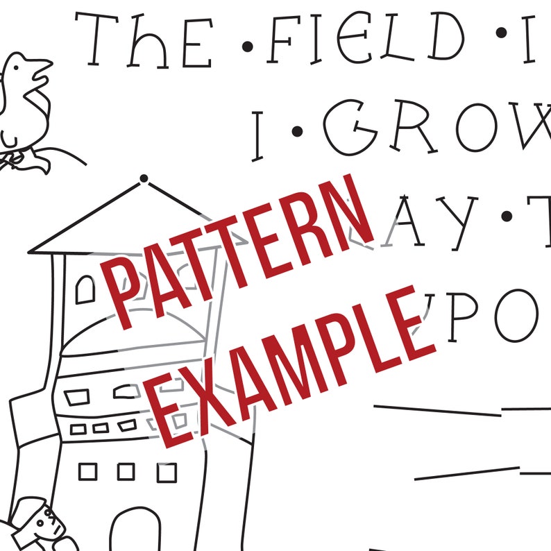 Behold The Field In Which I Grow My Fvcks Embroidery Pattern Etsy Behold the field in which i grow my fvcks embroidery pattern etsy
