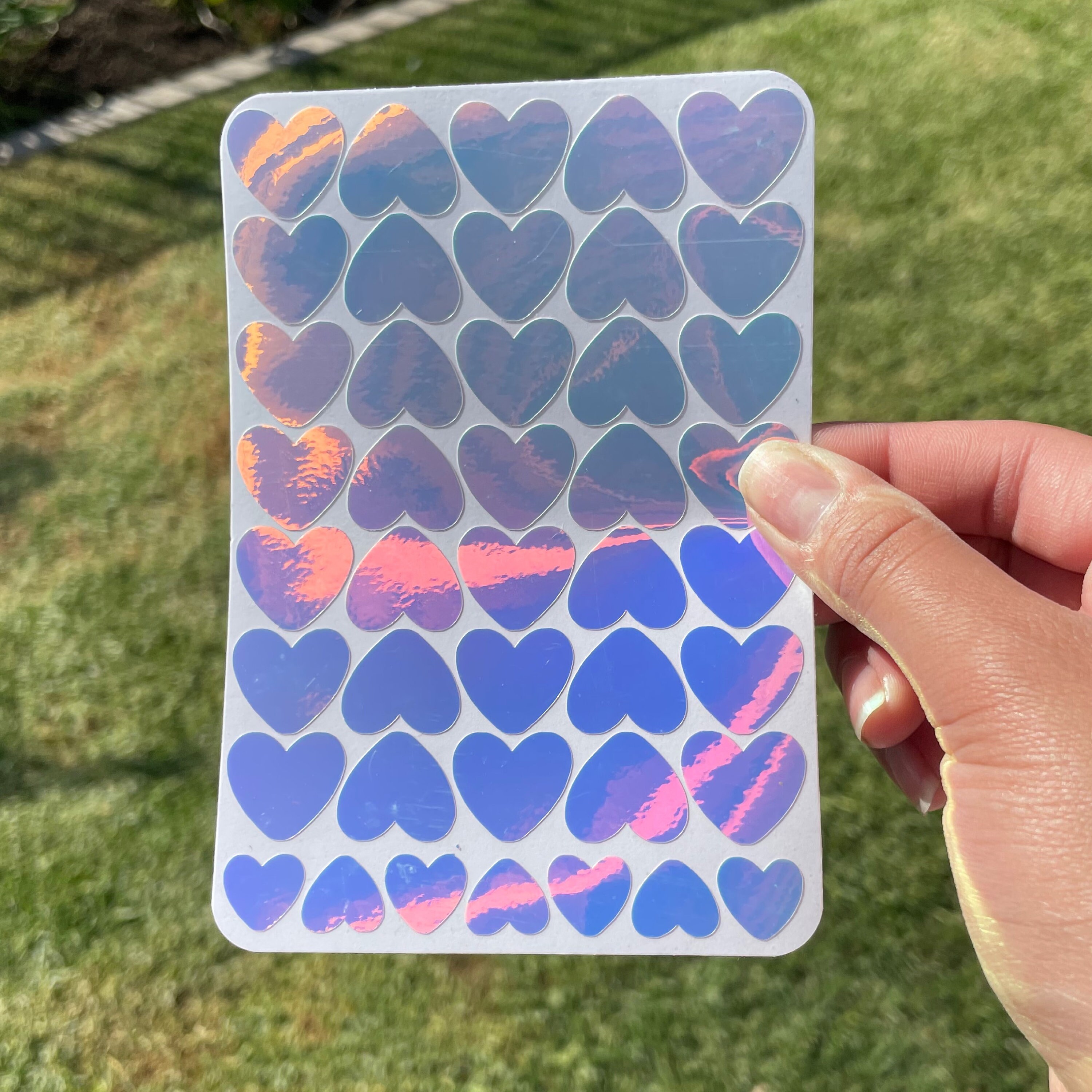 Heart Vinyl Sticker Sheet | Etsy