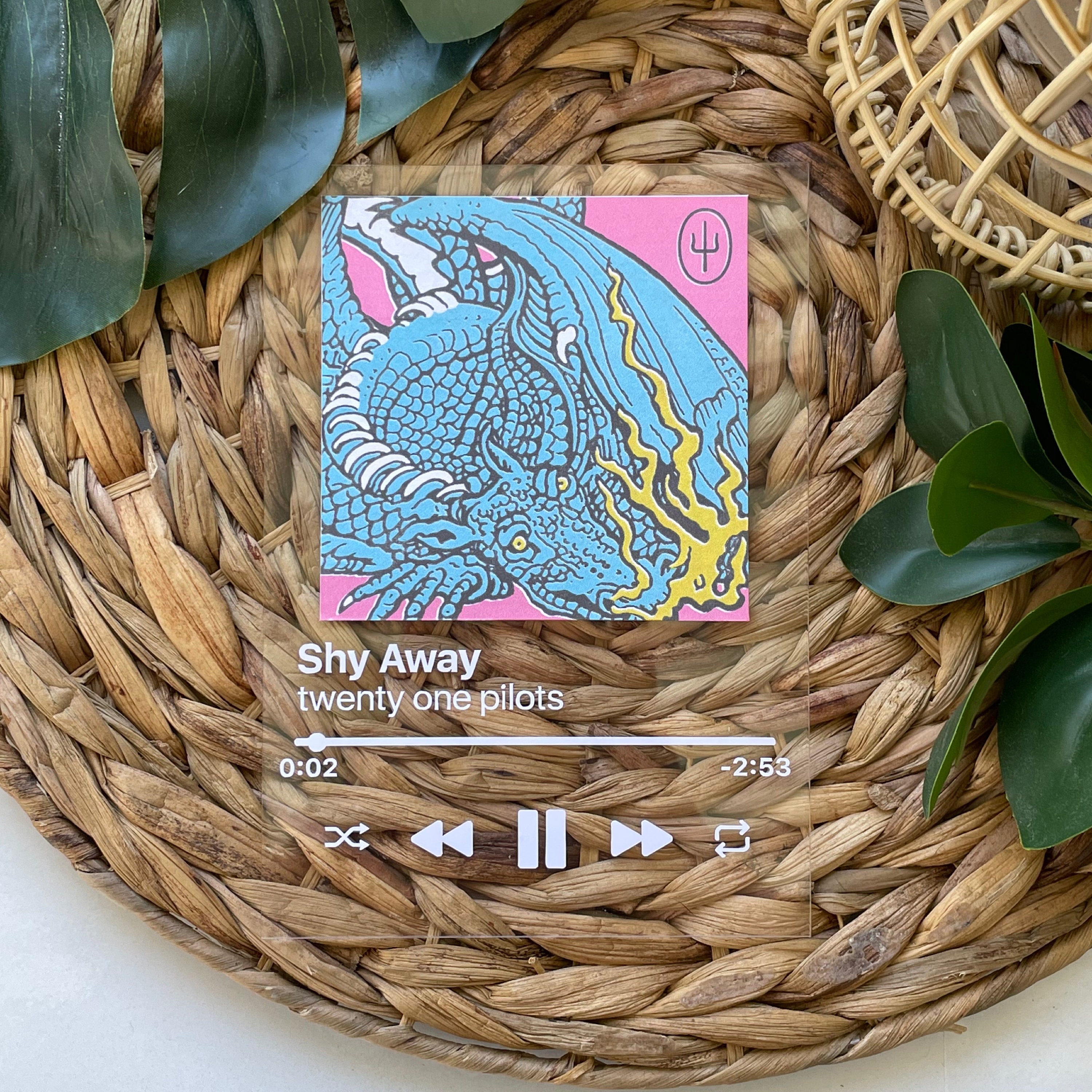 Custom Acrylic 5x7 Song Plaque Etsy