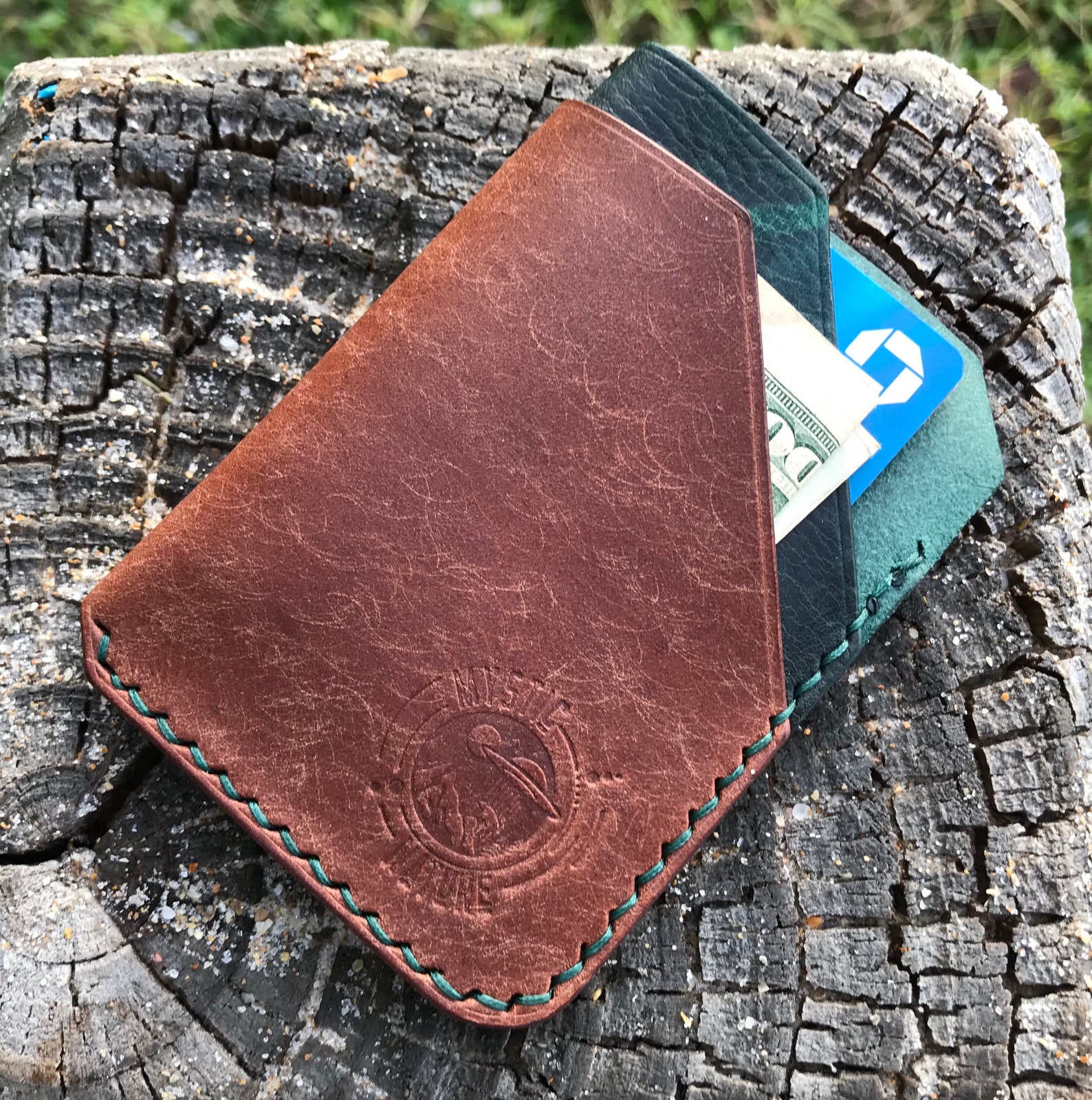 EDC Leather Handmade Front Pocket Wallet the Huxley - Etsy