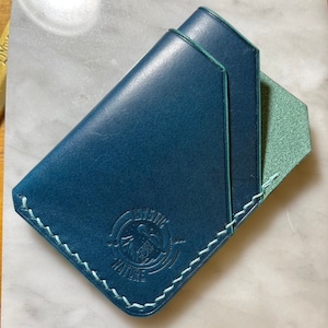 EDC cuero Cartera de bolsillo frontal hecha a mano "el Huxley"