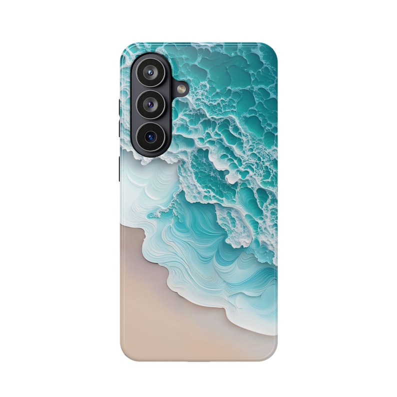 Funda MagSafe con diseño de olas de playa para iPhone / Regalo con estética playera / Funda con carga magnética / Compatible con los modelos iPhone 17, 16, 15, 14 y 13 imagen 14