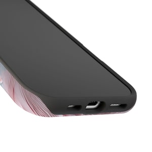 Etui MagSafe na iPhone'a z motywem fali kwiatu wiśni, estetyczne etui na telefon z japońską sztuką kwiatową do iPhone'a 17, 16, 15, 14, 13, wiosenny prezent dla niej zdjęcie 8