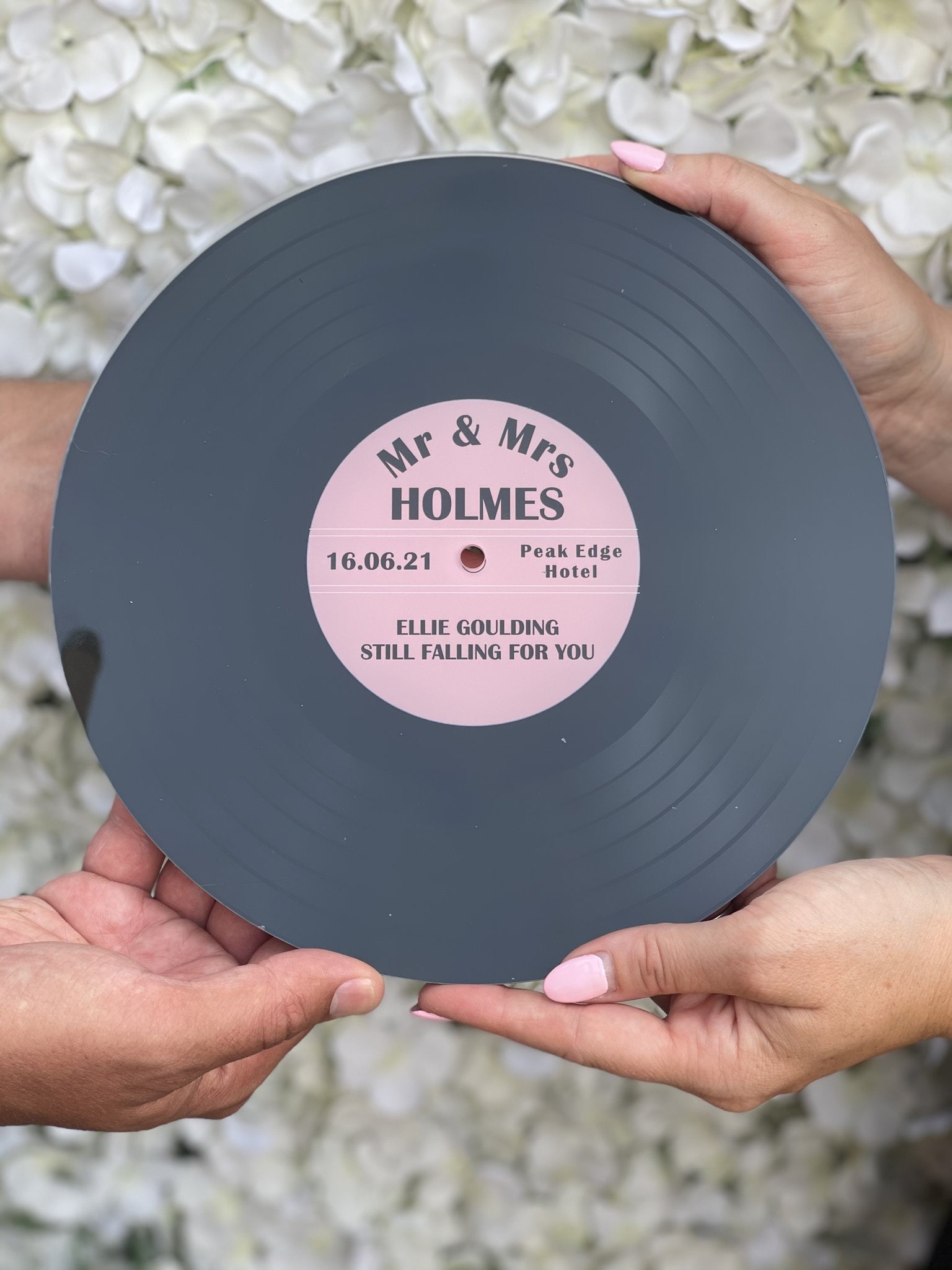 Vinyl Record Personalised Sign