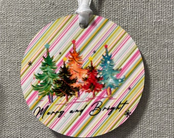 Merry and Bright Ornament