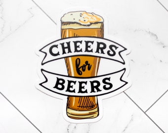 Cheers for Beers sticker