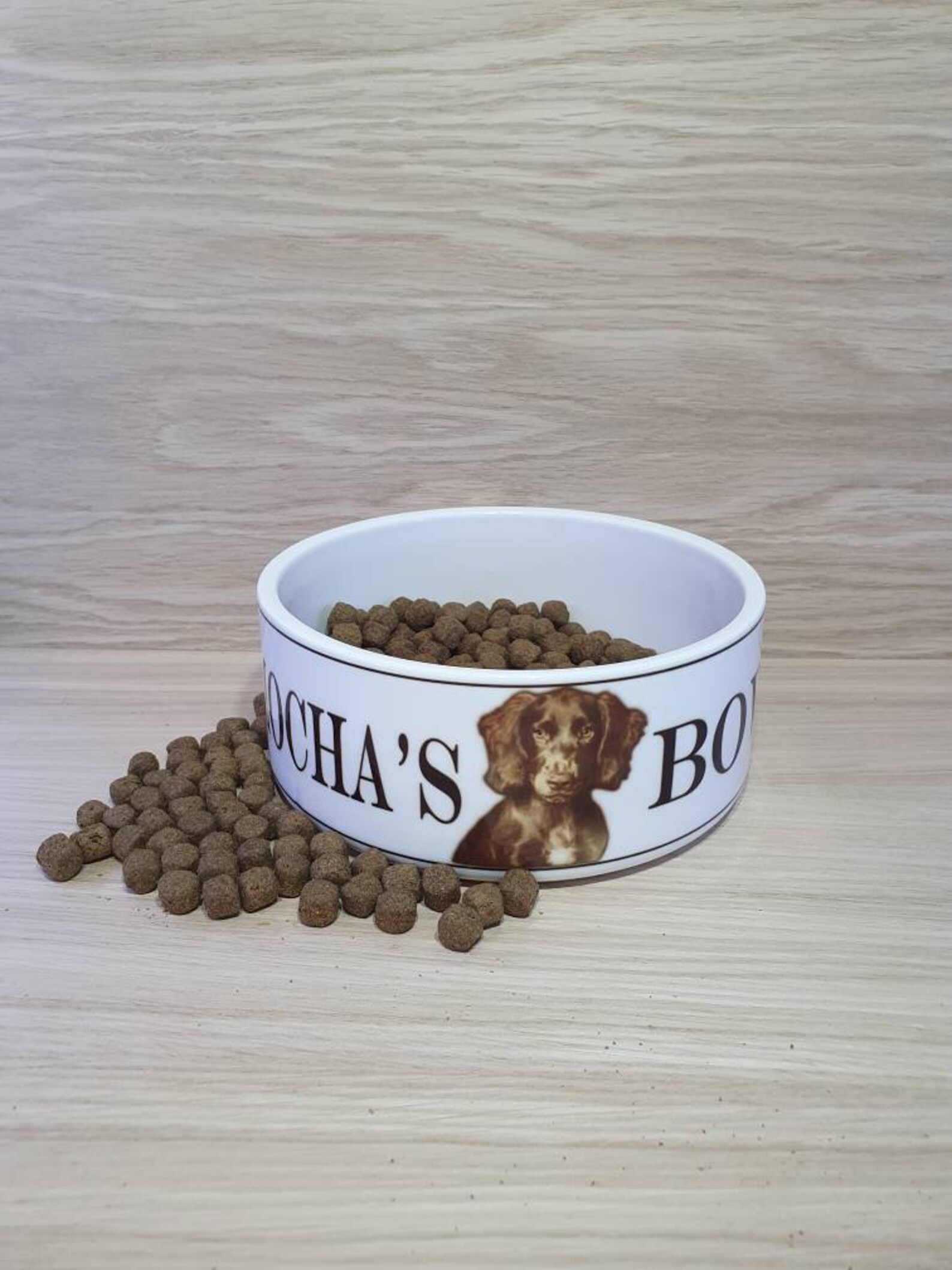 Personalised Large Dog Bowl with Dog's Name or Photo for Etsy