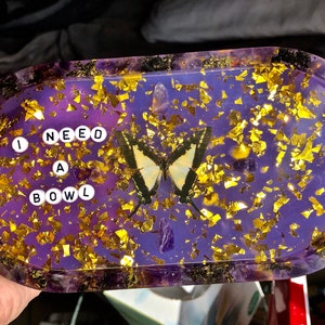 Butterfly Rolling/Jewelry Tray (Glow In The Dark)
