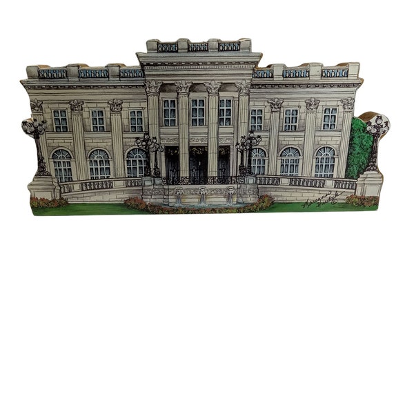 Marble House Newport Rhode Island Shelf Sitter Historic Building Signed