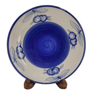 Williams Sonoma Assorted Fruits Made In Italy Salad Plate, 8 1/2&quot; Diameter
