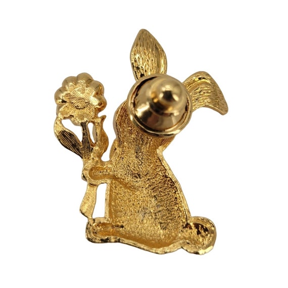 Vintage Honey Bunny Avon Gold Tone Tac Pin Not Ma… - image 2