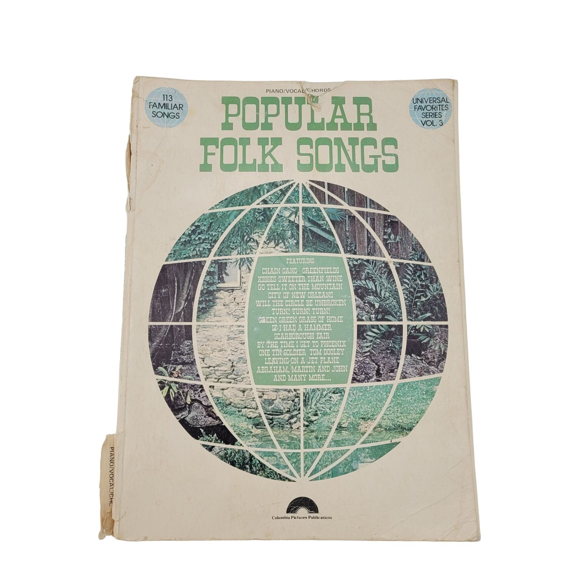 113 Popular Folk Songs Piano Vocal Chords Sheet Music See Etsy