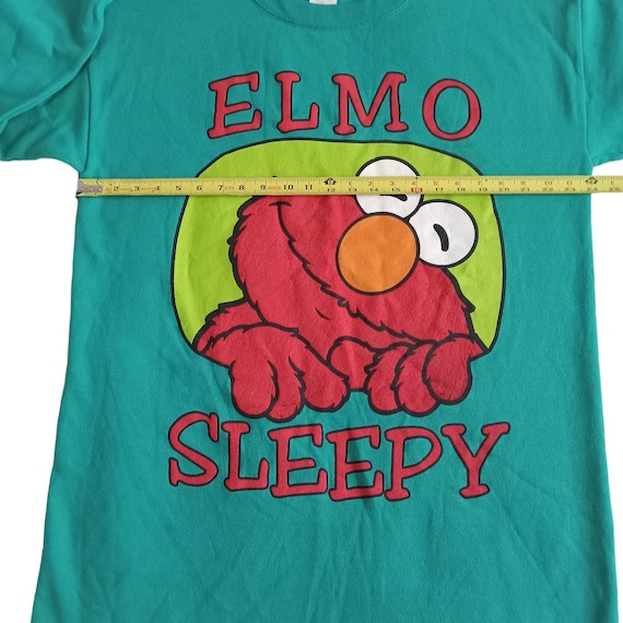 Elmo Sleepy Long Sweatshirt One Size Graphic Sesa… - image 5