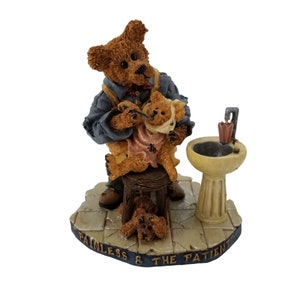 Vintage Boyds Bears Dentist Feldman D Finklebearg and Dooley ...Painless & the Patient Figurine 1998 So Detailed It Just Makes You Smile