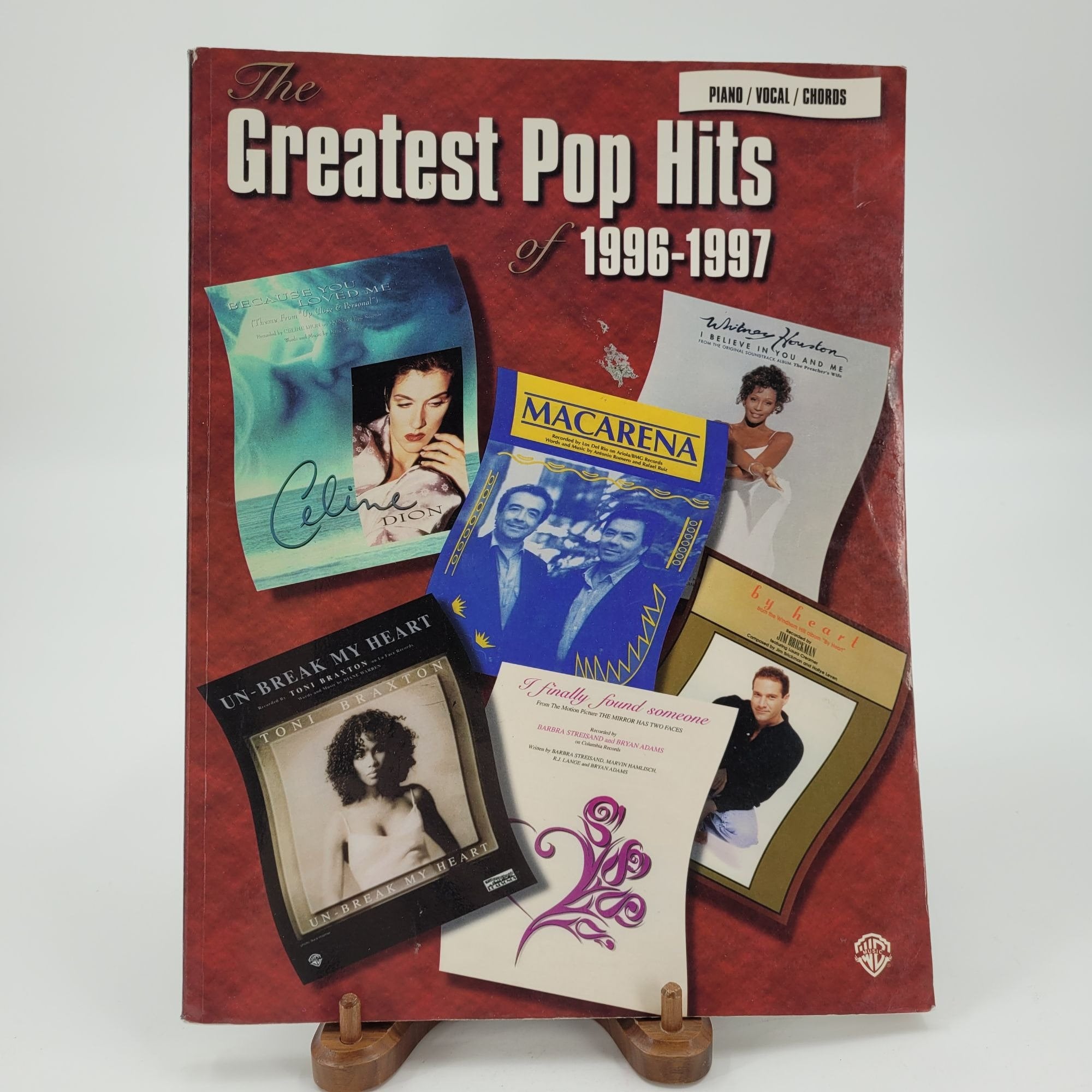The Greatest Pop Hits of 1996-1997 Piano/Vocal/Chords 37 Song Collection