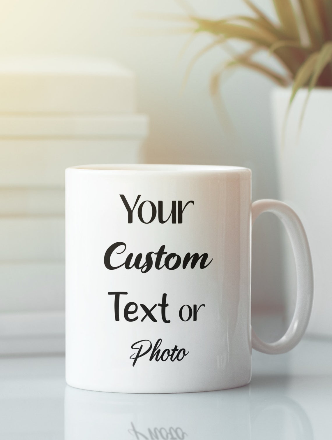Personalised Text Mug Create Your Own Mug Custom Text Mug Etsy Australia