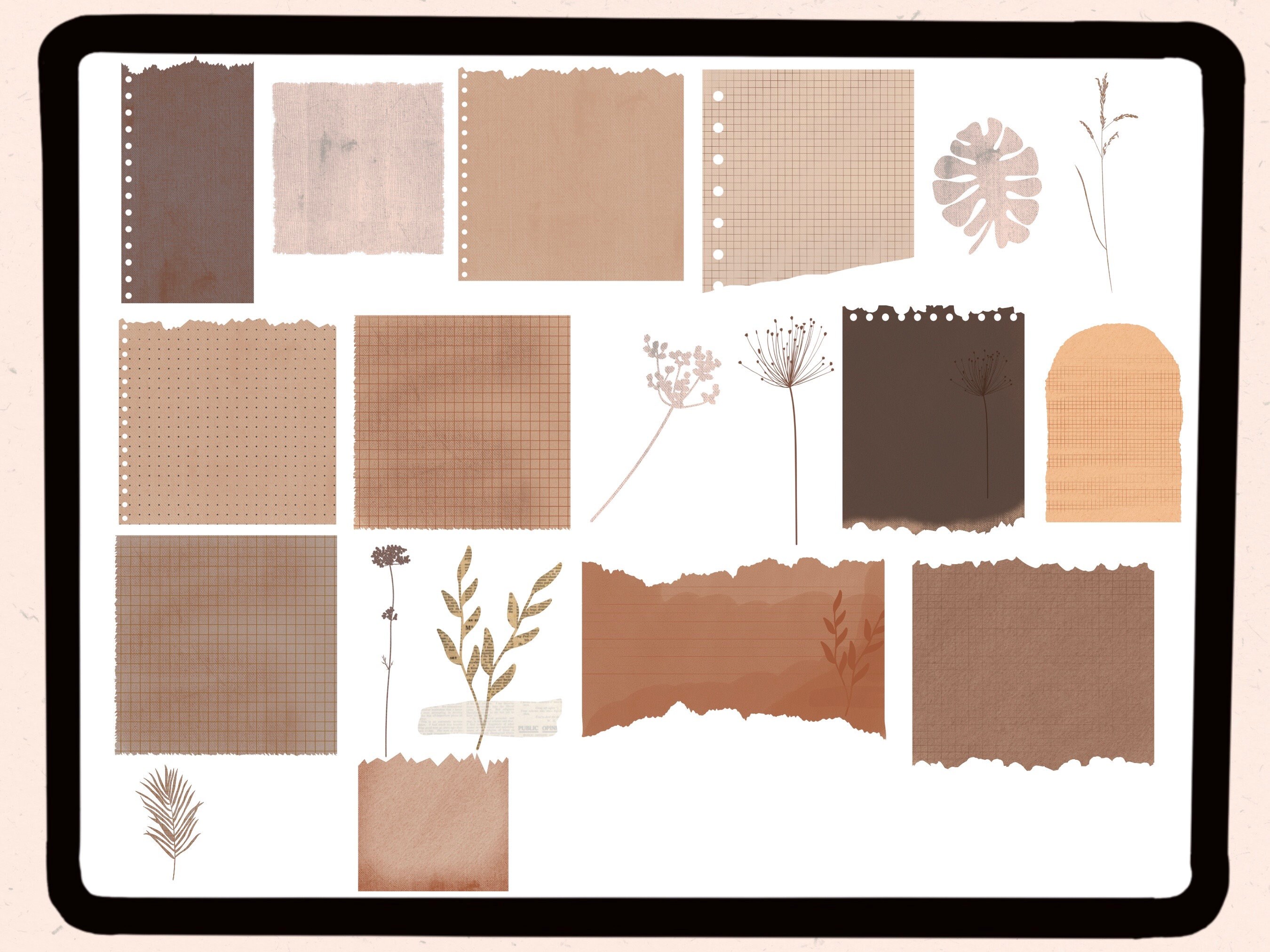 Vintage Goodnotes Stickers Paper Digital Planner Stickers Digital ...