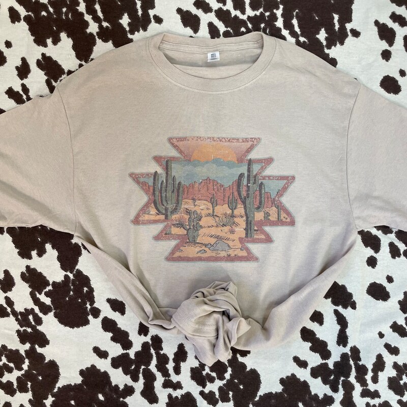 Desert Highland Western Graphic Tee main image 1