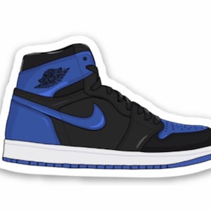 Air Jordan 1 Retro Royal Vinyl Sticker