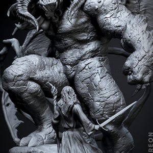 Gandalf Vs Balrog Digital Download STL