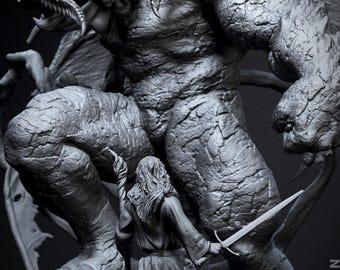 Gandalf Vs Balrog Digital Download STL