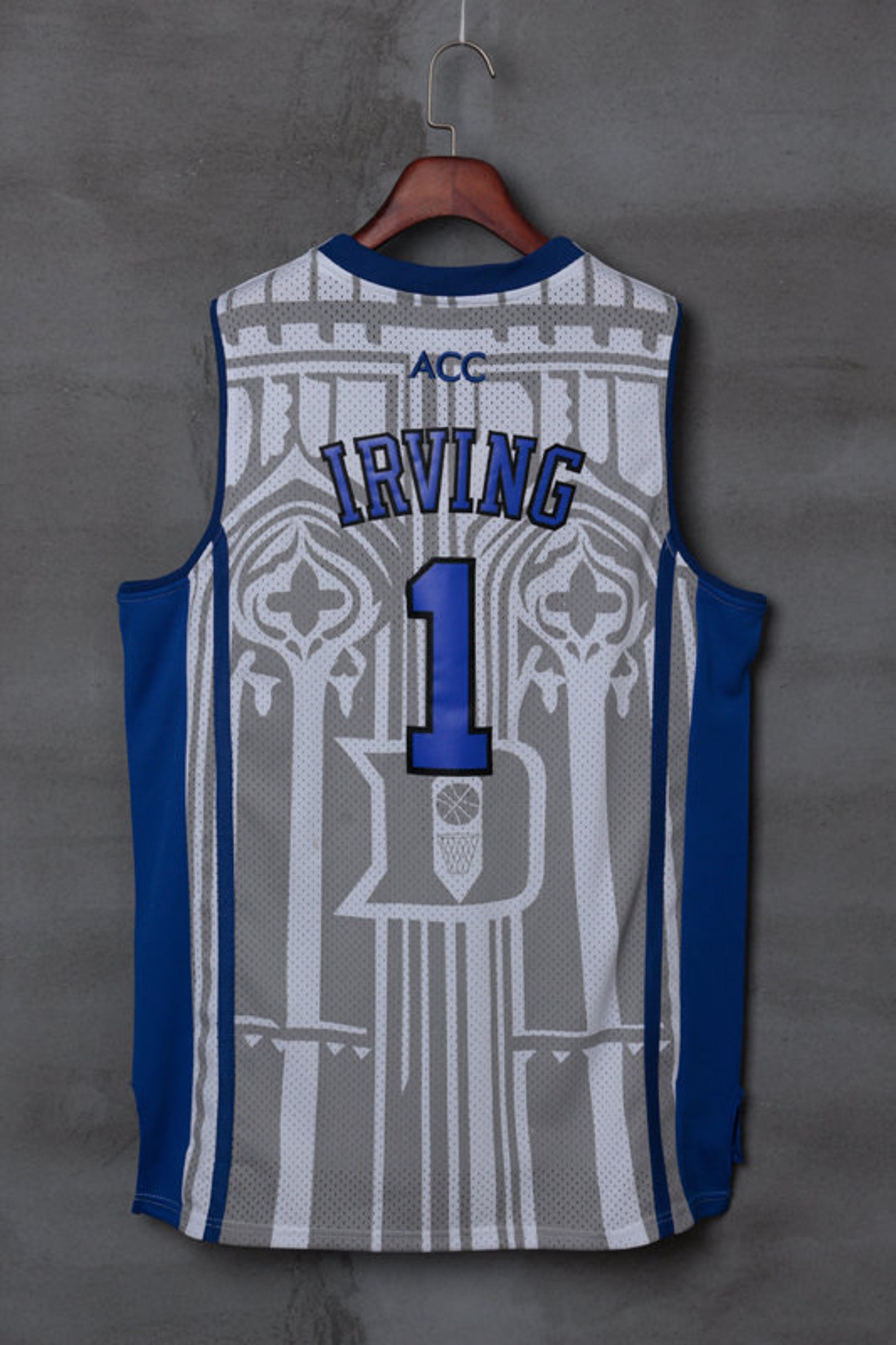 Duke Jersey 1 Kyrie Irving Basketball Jersey Etsy