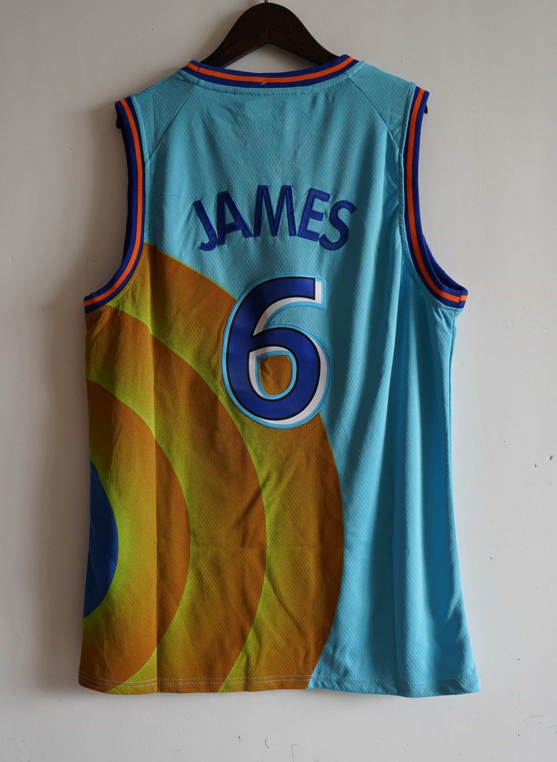 Men's Space Jam Jersey 6 LeBron James Basketball Jersey Etsy