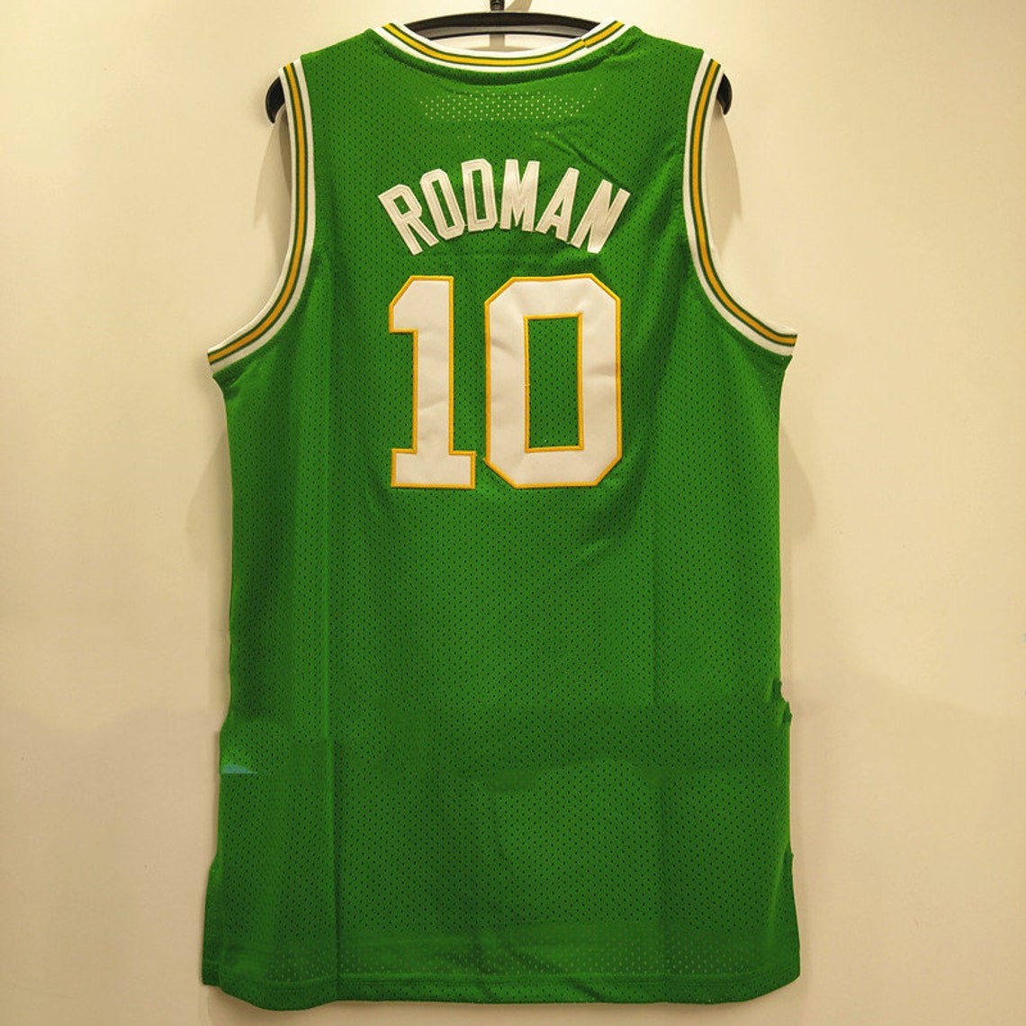 Throwback Jersey 10 Dennis Rodman Basketball Jersey Etsy