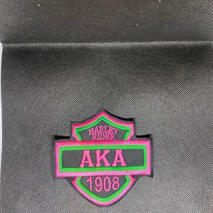 AKA PATCHES, HARLEY Patch, Motorcycle Patch, Aka 1908, Band Patches, Harley Rider Logo Embroidered Patch