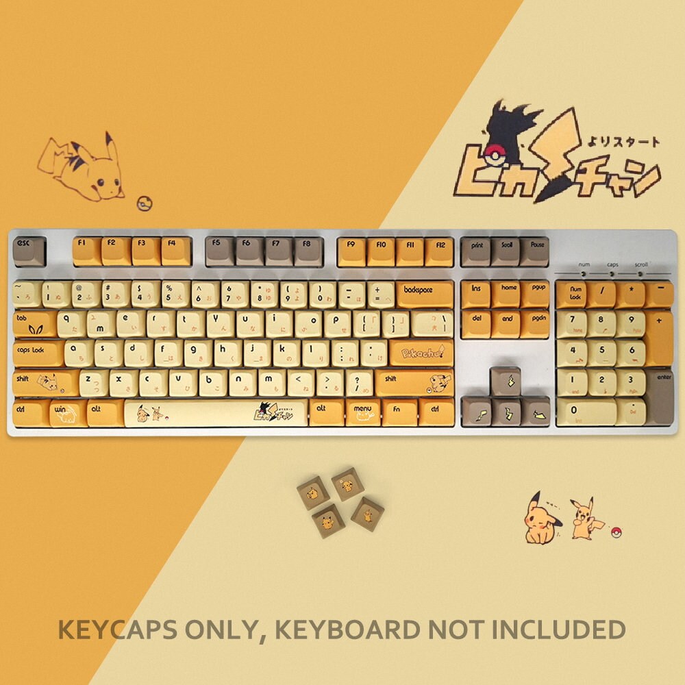 186 Key Las Vegas Ethermal Dye Sublimation Fonts PBT Keycap GKA