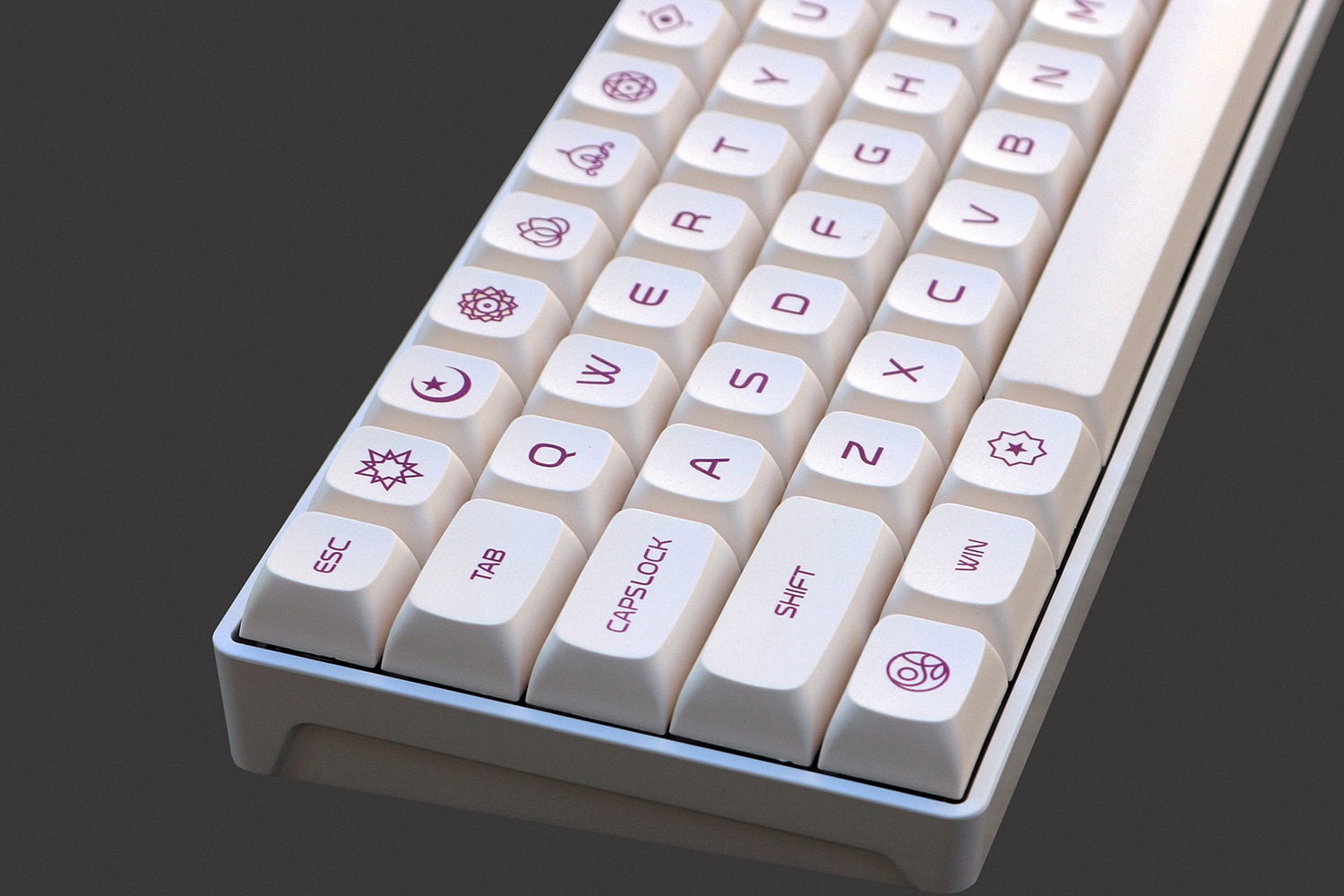 Milky Purple PBT keycap set XDA Profile keycaps 137 Keys | Etsy