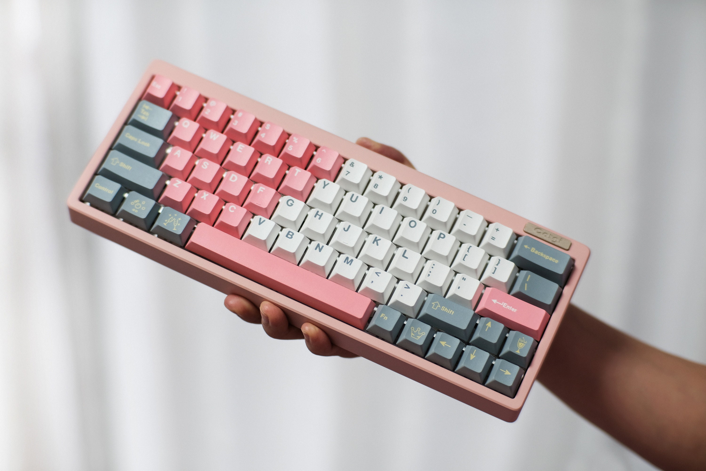 GMK Peach Blossom PBT Keycap Sets Cherry Profile Dye Sub Etsy UK