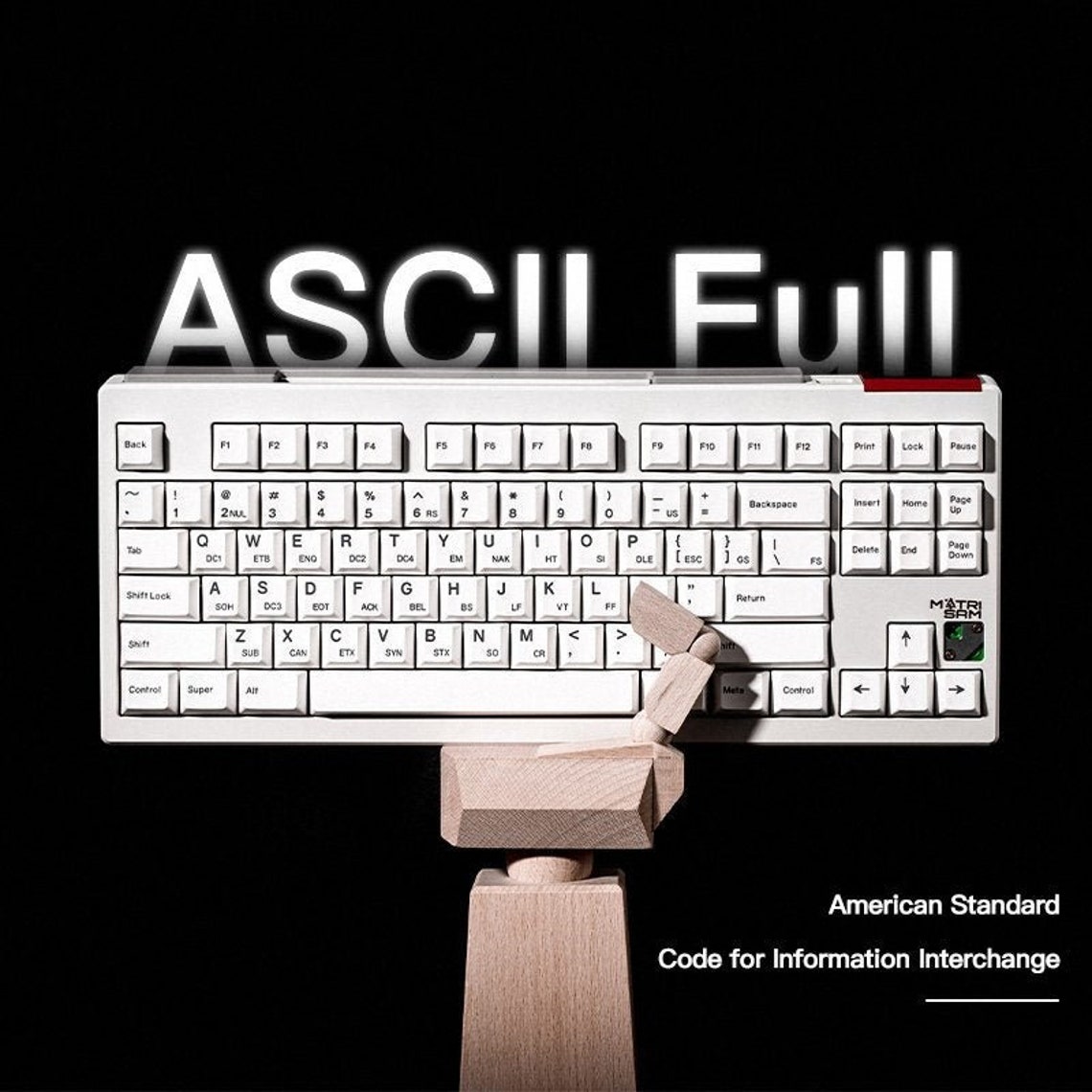 PBT Keycap 134 Keys Cherry Profile ASCII Keycaps for - Etsy