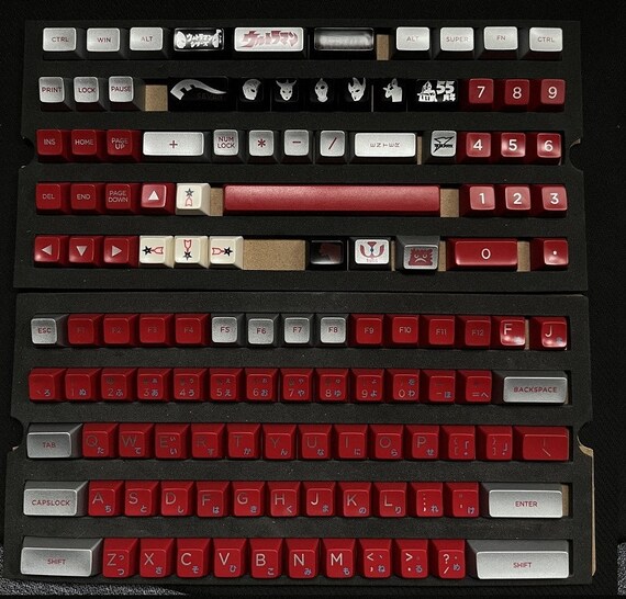 ABS Keycap Set SA Profile Dyesub Personalized Keycaps for Etsy