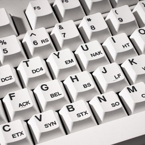 PBT Keycap 134 Keys Cherry Profile ASCII Keycaps for - Etsy