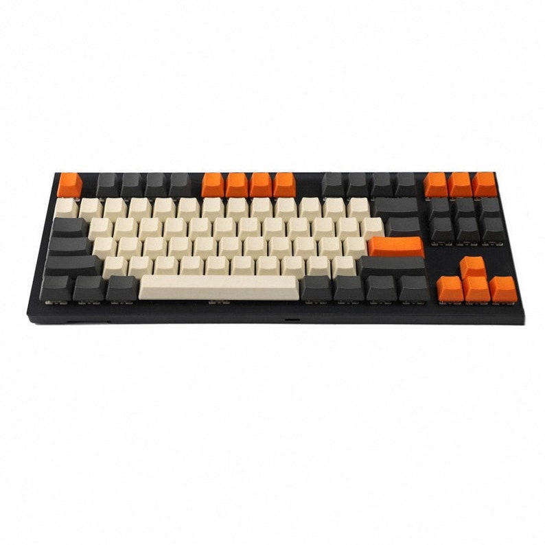 Carbon 61 87 104 Top Print Blank Keyset Thick PBT OEM Profile Keycaps Suitable For MX Mechanical Keyboard