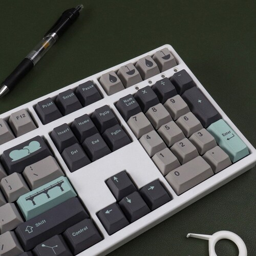 GMK shops Rainy Day Keycaps PBT Dye-Sub Cherry Profile 129 Keys Keycap For MX Switch Mechanical Gaming Keyboard