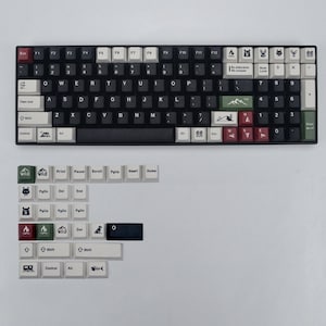 129 Keys GMK Wild Keycap Set for MX Switch Mechanicak Keyboard