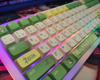 149 keys Zelda PBT keycap set QX1 Profile Personalized Keycap For Mechanical Keyboard