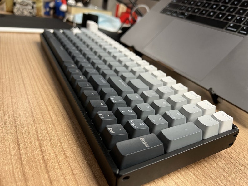 Gradient Gray Keycap Sets OEM Profile Top/side Engraving Etsy