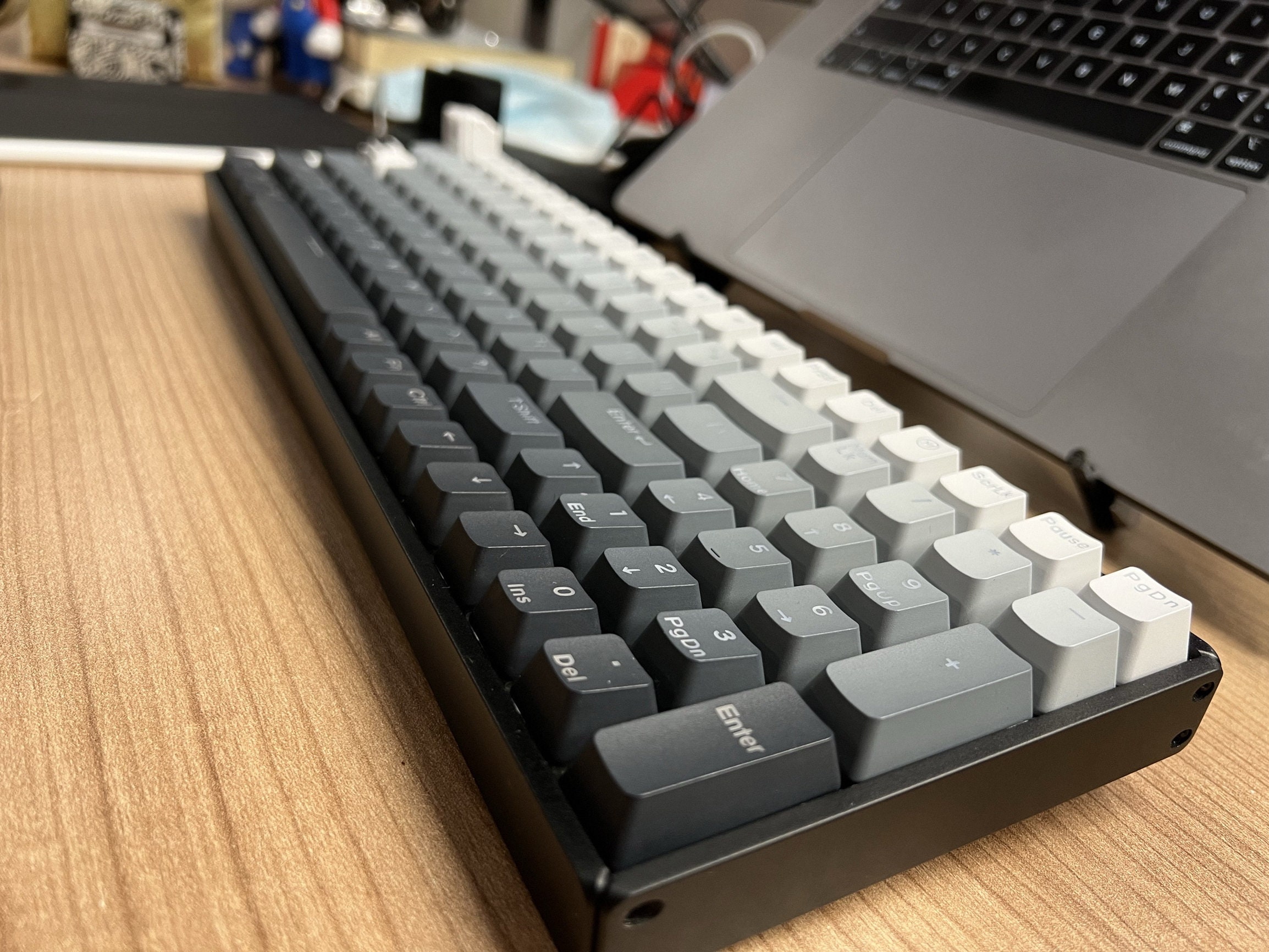 Gradient Gray Keycap Sets OEM Profile Top/side Engraving Etsy UK