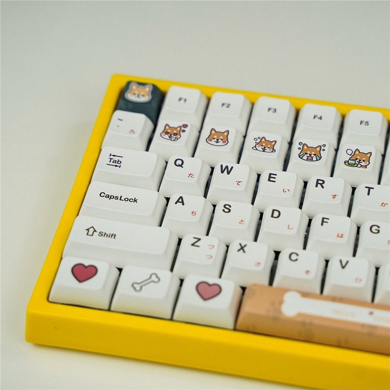 XDA Profile Firewood Dogs Keycaps PBT Sublimation 2U 1.75U Etsy