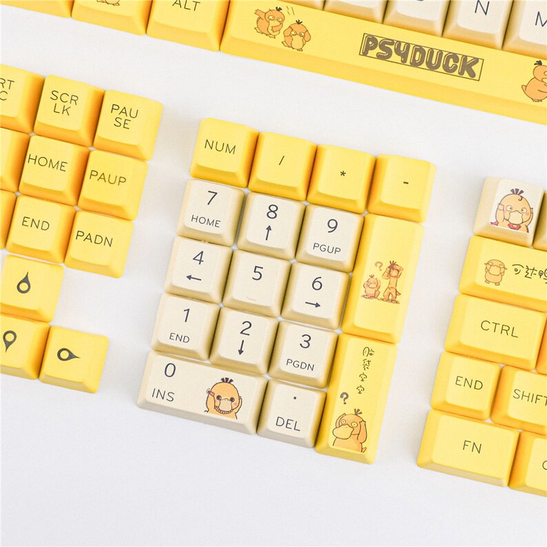 Reachable Duck Keycaps PBT Keycap Mechanical Keyboard XDA Profile Key