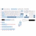 136 Keys PBT Keycap Set Code Theme Blue White Keycaps Cherry - Etsy